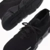 Speed Lace Up Sneakers “Sort genbrugsstrik og sort sål” 587289W2DB11013