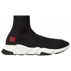 Speed Sneakers “Sort strik med rødt BB-logo” 514218W05G01000