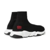 Speed Sneakers “Sort strik med rødt BB-logo” 514218W05G01000