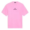 Sponsor-T-shirt med rund hals, lyserød/rød 612965TJVD95764
