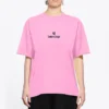 Sponsor-T-shirt med rund hals, lyserød/rød 612965TJVD95764