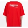 Sports-T-shirt med korte ærmer, løs pasform, rød 556102TAV446403