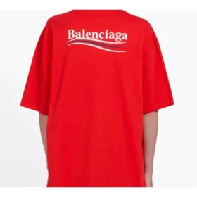 Sports-T-shirt med korte ærmer, løs pasform, rød 556102TAV446403
