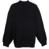Sporty B Crest Logo-trøje med rund hals “Black” 671125TLV60-1000
