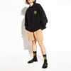 Sporty B Crest Logo-trøje med rund hals “Black” 671125TLV60-1000