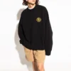 Sporty B Crest Logo-trøje med rund hals “Black” 671125TLV60-1000