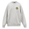 Sporty B Crest Logo-trøje med rund hals “Grey” 671125TLV601300