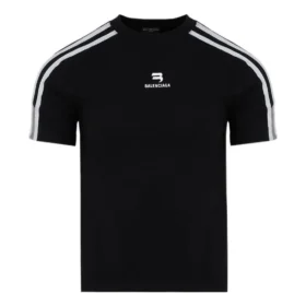 Sporty B krympet T-shirt “Sort Hvid” 704070TMVG43869