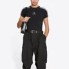 Sporty B krympet T-shirt “Sort Hvid” 704070TMVG43869