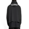 Sporty B Striped Hættetrøje Oversized “Black White” 704023TMVG23869