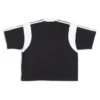 Sporty B T-shirt med løs pasform “Black White” 699182TMVC41070