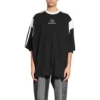Sporty B T-shirt med løs pasform “Black White” 699182TMVC41070