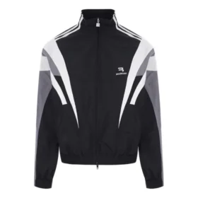 Sporty B-træningsjakke “Sort Grå Hvid” 681438TKO481269