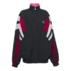 Sporty B vendbar Track-jakke “Black Red White” 681445TKO481000