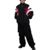 Sporty B vendbar Track-jakke “Black Red White” 681445TKO481000