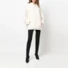 Sporty oversized hættetrøje med snøre “White” 600583TLVA19080