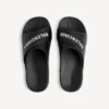 Sporty pool-sandaler til mænd i sort/hvid Sporty pool-sandaler til mænd i sort/hvid