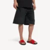 Sporty pool-sandaler til mænd i sort/rød Sporty pool-sandaler til mænd i sort/rød