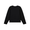Sprog Striktrøje med rund hals “Black Multicolor” 646491T15952771