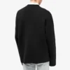 Sprog Striktrøje med rund hals “Black Multicolor” 646491T15952771