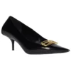 Square Knife BB 60 mm Pumps “Black Shiny Lambskin” 694739WBD821080