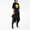 SS21 Drip Peace T-shirt med print i stor pasform, sort 641655TKVA11012