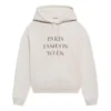 SS21 Fashion Week Shrunk hættetrøje, grå 657683TKV852984