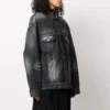 SS21 Logo Casual ensfarvet langærmet jakke, sort 620746TIW435720