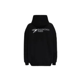 SS21 Logo-hettetrøje i bomuld »Black« 620947TKV871070