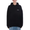 SS21 Logo-hettetrøje i bomuld »Black« 620947TKV871070