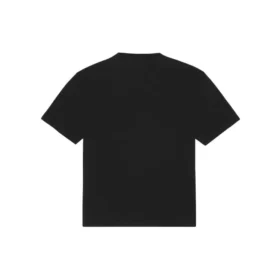 SS21 Logo-mønster, rund hals, korte ærmer, unisex, sort 641655TKV711069