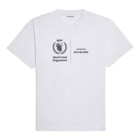 SS21 Logo-T-shirt med rund hals, grå 612965THV841167