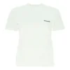 SS21 Logo T-shirt med rund hals og korte ærmer, hvid 612964TJV879040