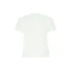 SS21 Logo T-shirt med rund hals og korte ærmer, hvid 612964TJV879040