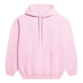 SS21 Loose Version Back Alphabet Hættetrøje Pink 578135TJVA85700