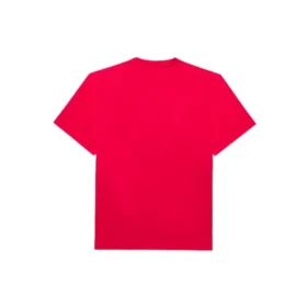 SS21 med alfabet-print, kortærmet, unisex, rød 651795TKV816295