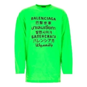 SS21 Print Crew til mænd, grøn 641667TJVI34162