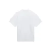 SS21 Retro-T-shirt i glatvævning, stor pasform, korte ærmer, unisex, hvid 657059TKV949000