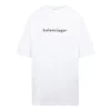 SS21 T-shirt med tryk og rund hals, hvid 641655TIV549040