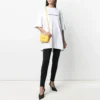 SS21 T-shirt med tryk og rund hals, hvid 641655TIV549040