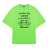 SS21 Word Pattern kortærmet unisex grøn 641614TJVI34162
