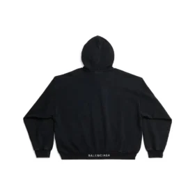 SS23 I love Balenciaga-hettetrøje “Black” 742603TOVH59034