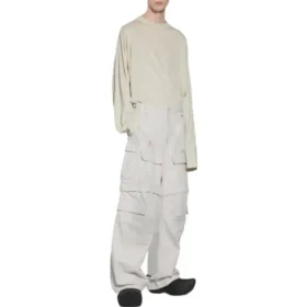 Store Cargo bukser “Light Grey” 746493TKP271400
