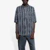 Stribet “Balenciaga Jeans”-skjorte “Grå Sort” 647354TKL321269
