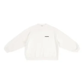 Strike 1917 Oversized sweater med rund hals “White” 699242TMVH29800