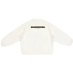 Strike 1917 Oversized sweater med rund hals “White” 699242TMVH29800