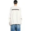 Strike 1917 Oversized sweater med rund hals “White” 699242TMVH29800