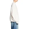 Strike 1917 Oversized sweater med rund hals “White” 699242TMVH29800