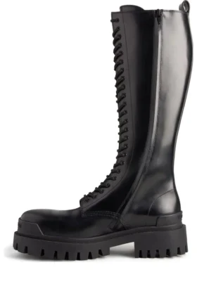 Strike 20 mm støvler “Sort, mat, glat kalveskind” 763557WA9601000
