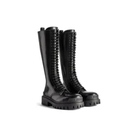 Strike 20 mm støvler “Sort, mat, glat kalveskind” 763557WA9601000